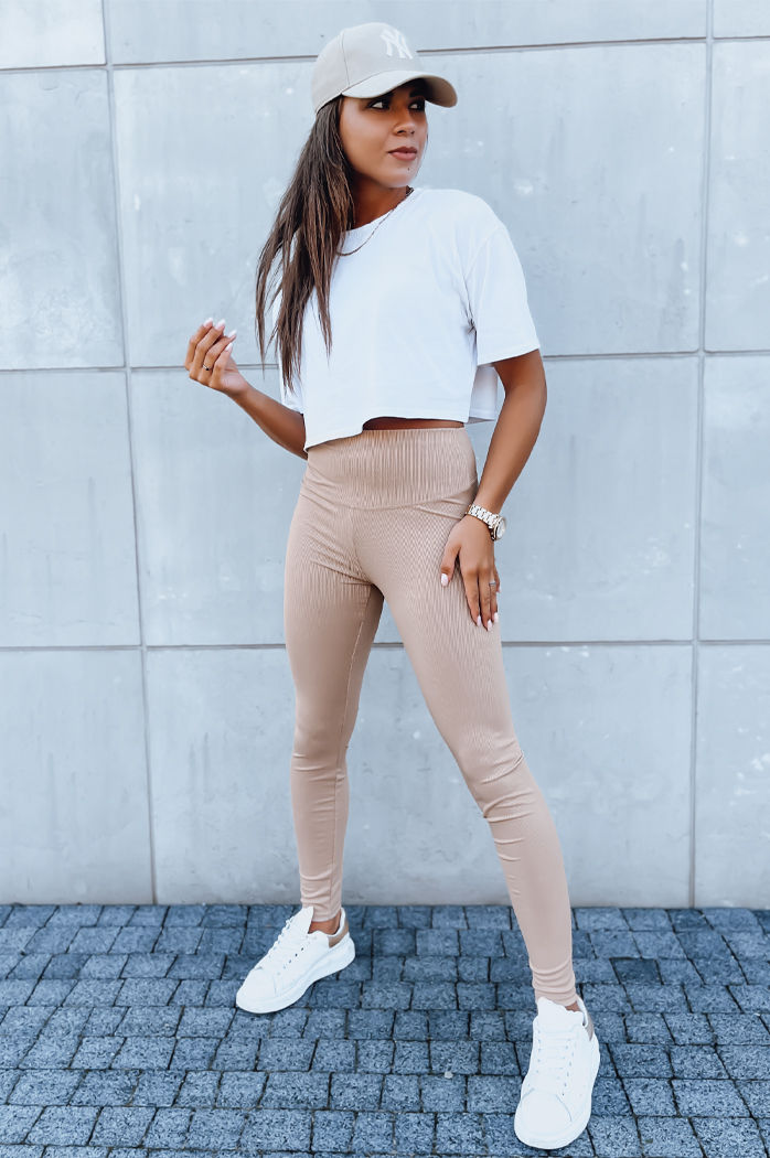 Ženske pajkice LOOK ME Barva kamela DSTREET UY1620