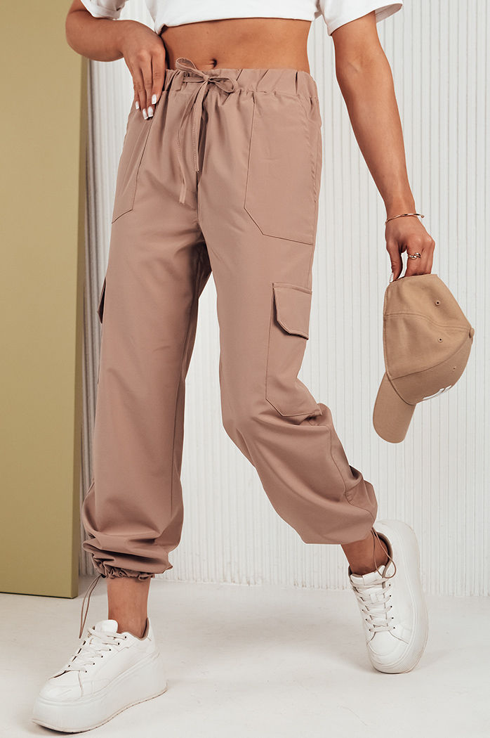 Ženske padalske hlače MITON Barva Bež DSTREET UY1675