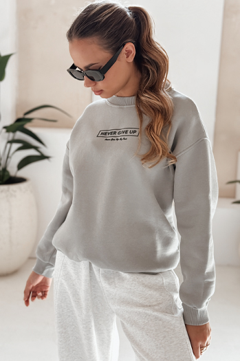 Ženska superga NEVER siva Dstreet BY1230