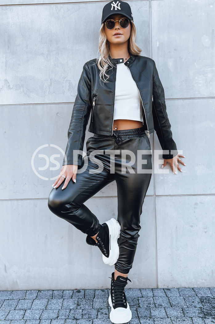 Ženske usnjene jakne CHIC STYLE black Dstreet TY3897