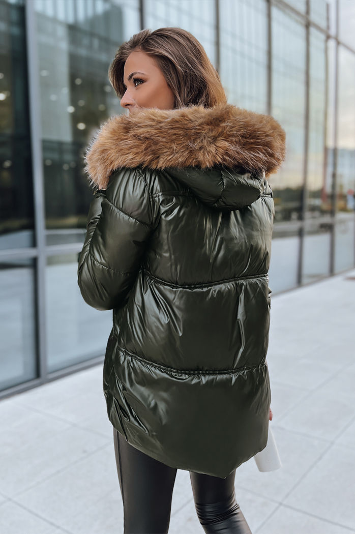 Ženska zimska jakna SPARKLE Barva Zelena DSTREET TY3951