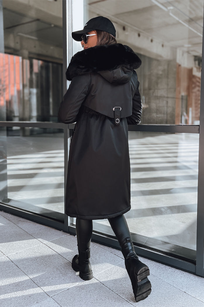 Ženska zimska jakna parka LUSTER black Dstreet TY3954