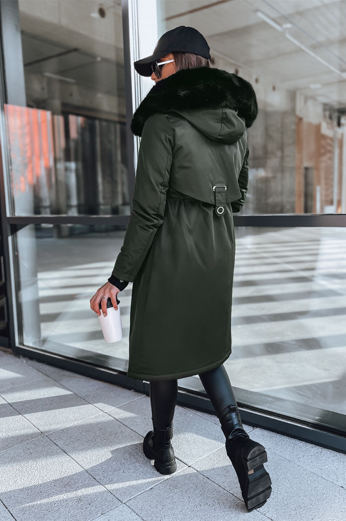 Ženska zimska jakna LUSTER Barva Zelena DSTREET TY3955