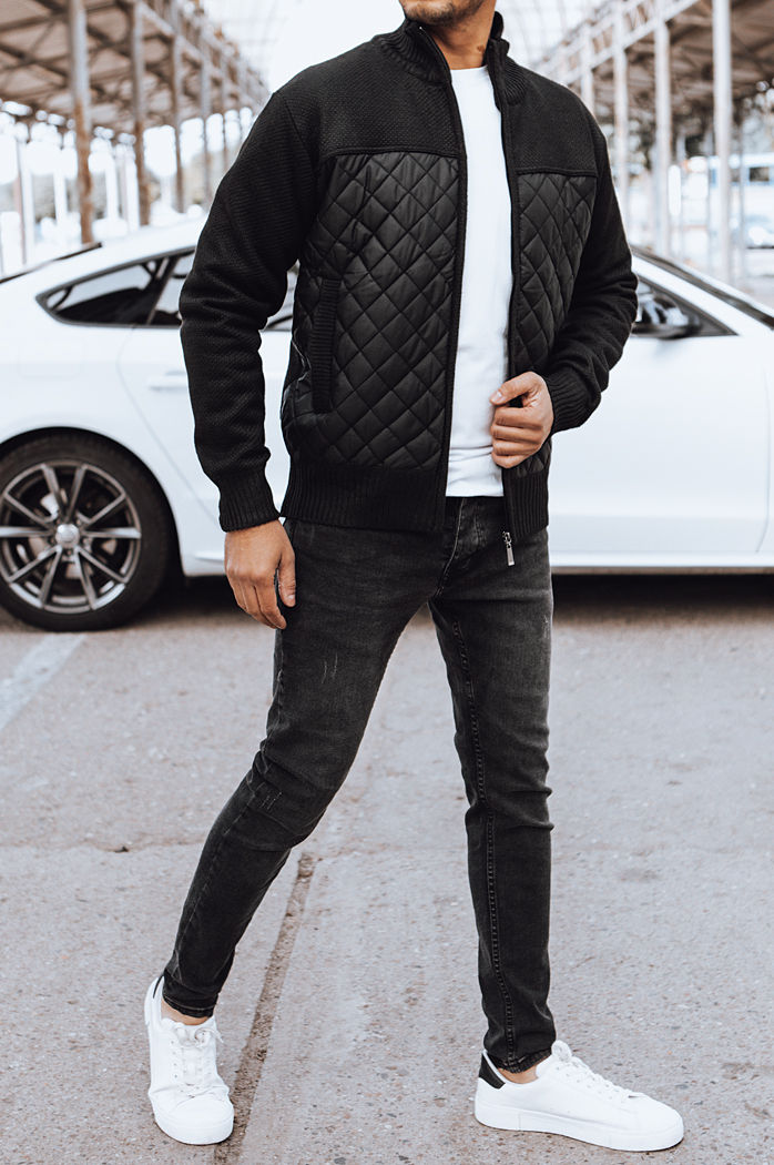 Moška prešita jakna Barva Črna DSTREET TX4578