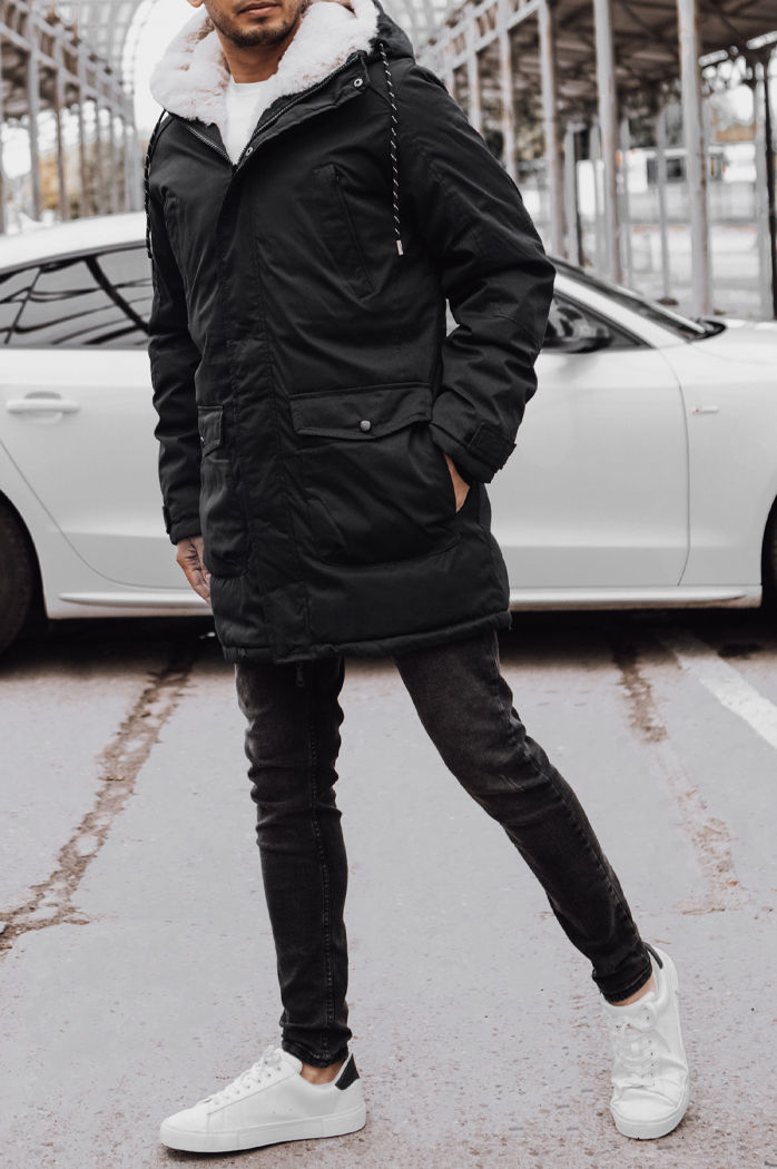 Moška zimska jakna Barva Črna DSTREET TX4588