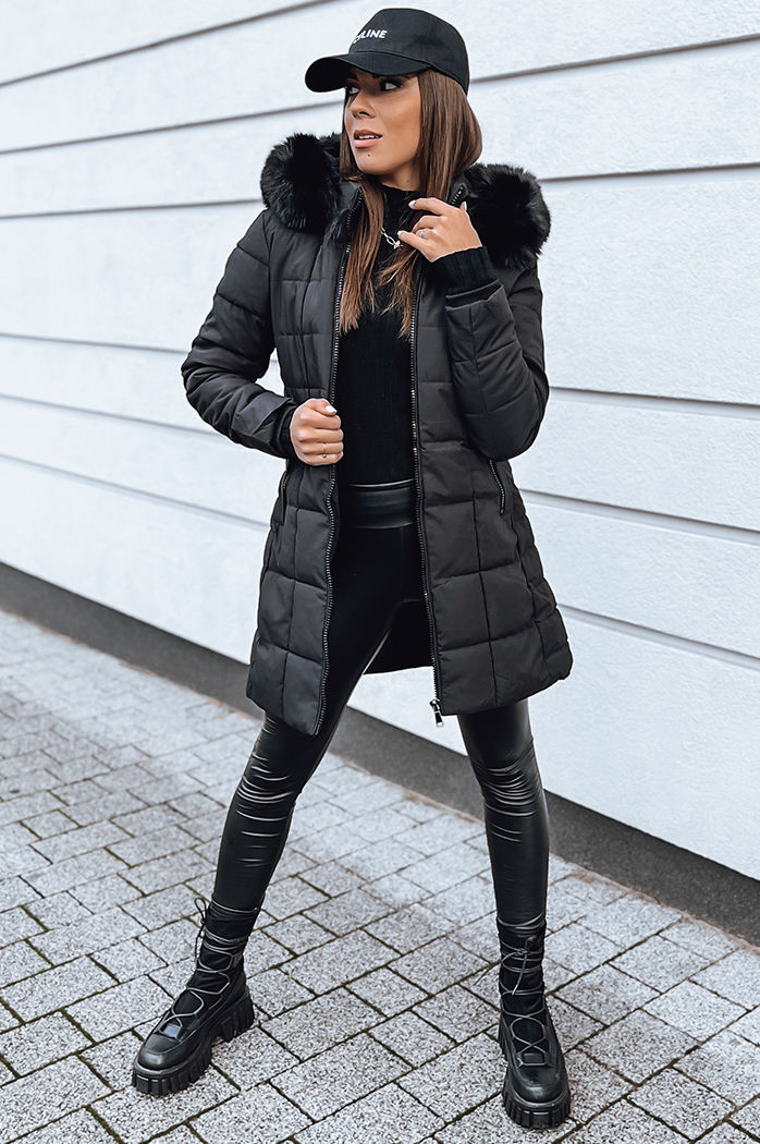 Ženska zimska jakna LELISIA Barva Črna DSTREET TY4022