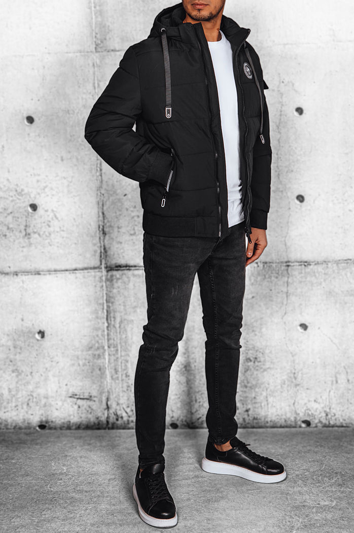 Moška prešita jakna Barva Črna DSTREET TX4638