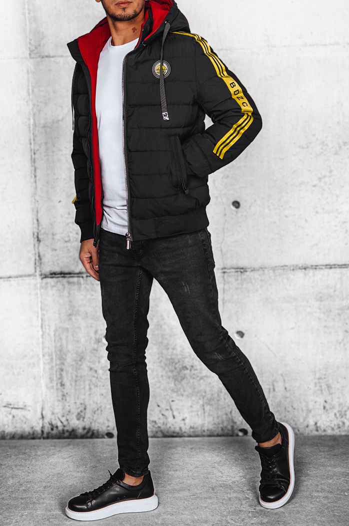 Moška prešita jakna Barva Črna DSTREET TX4649