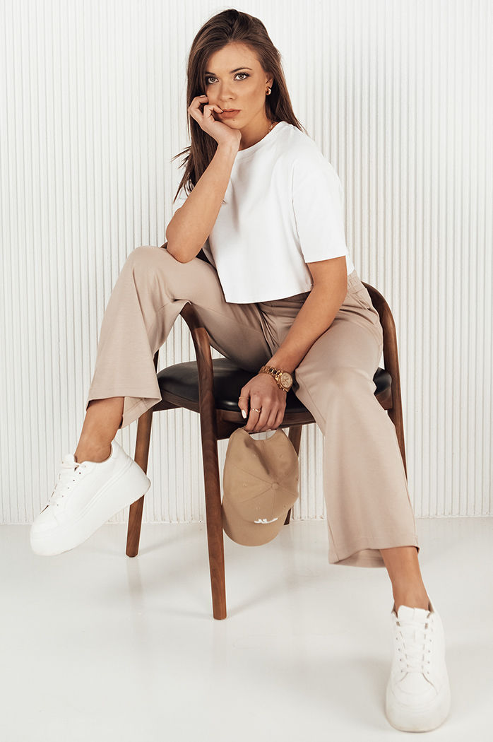 Ženske trenirke AXEL Barva Bež DSTREET UY1801