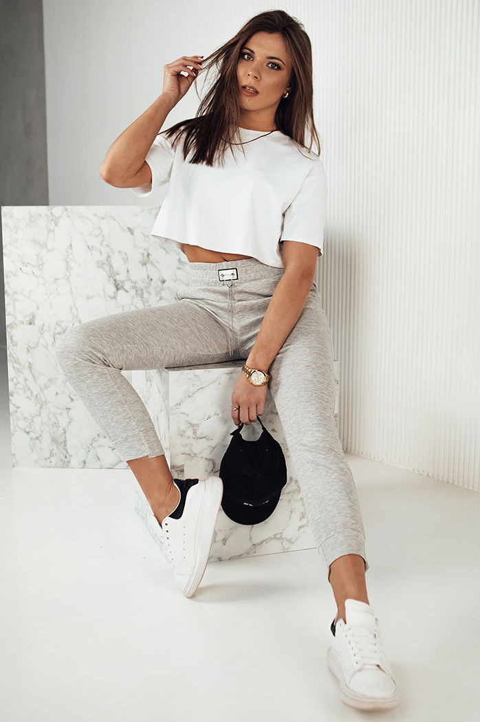 Ženske trenirke DAVE Barva siva DSTREET UY1814