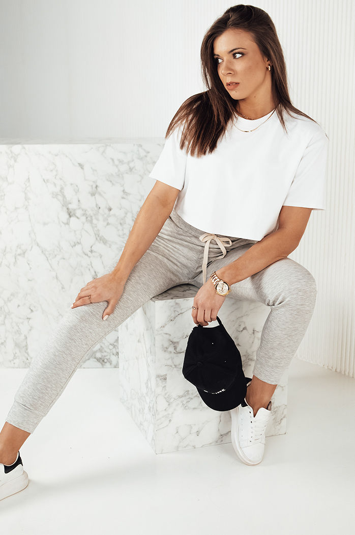 Ženske trenirke MILA Barva siva DSTREET UY1825