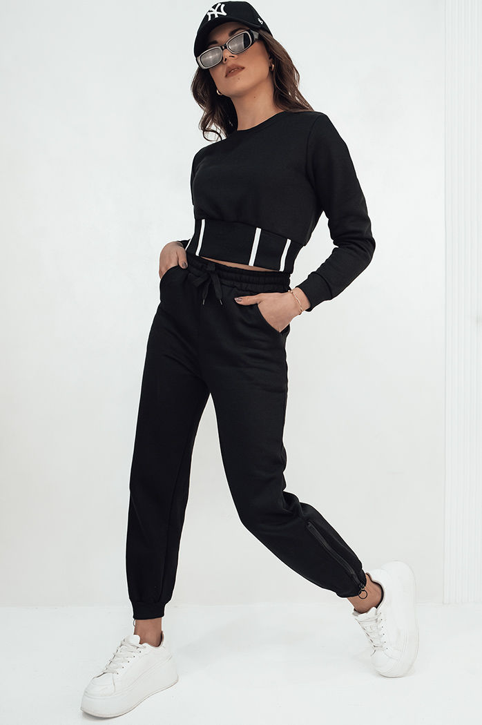 Ženski komplet trenirke KEILI Barva Črna DSTREET AY1008