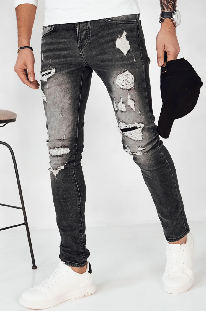 Moške kavbojke Barva Temno siva DSTREET UX4152