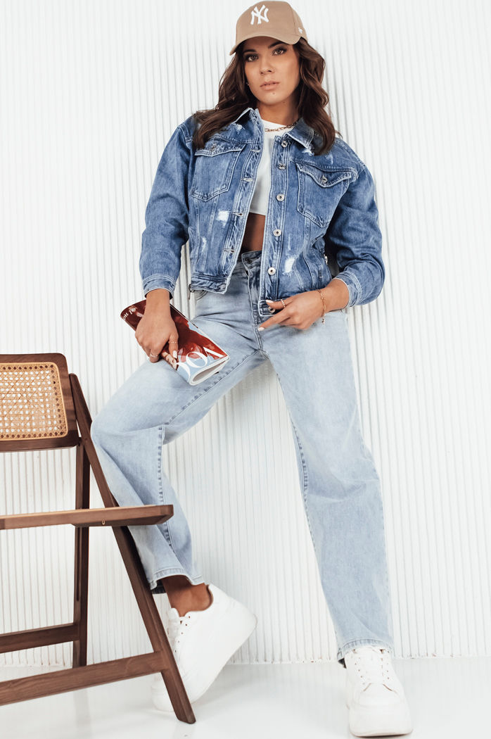 Ženska jeans jakna BILGON Barva Modra DSTREET TY4139