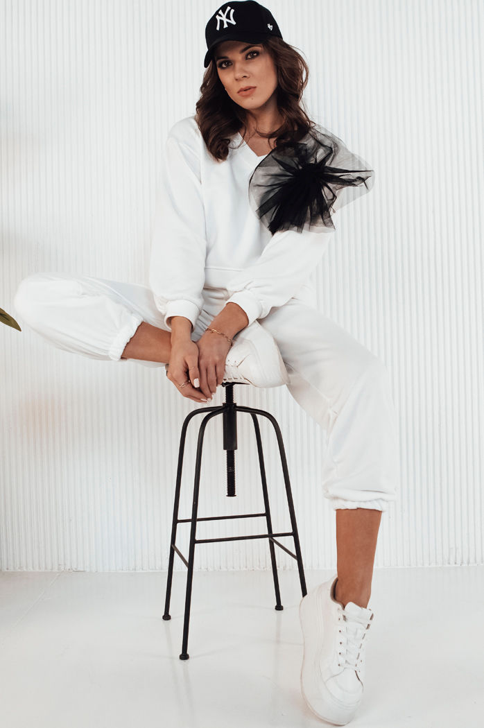 Ženske trenirke FILAN Barva Ecru DSTREET UY1885