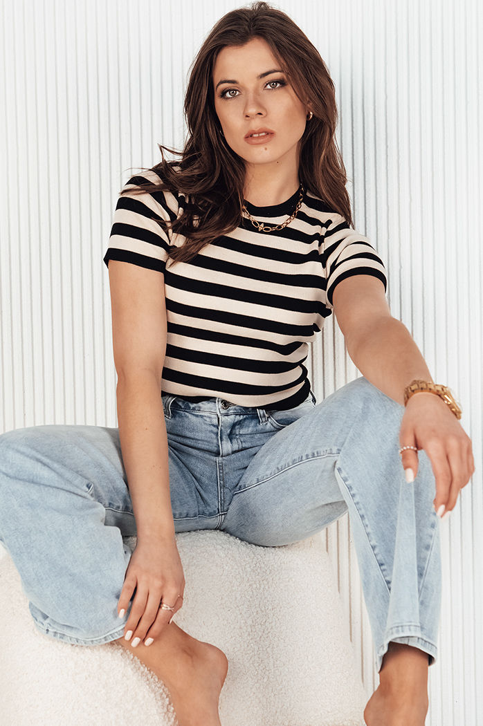 Ženska bluza s kratkimi rokavi TARSON Barva Črna DSTREET RY2384