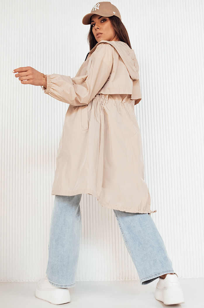 Ženska jakna parka WOLINA beige Dstreet TY4155