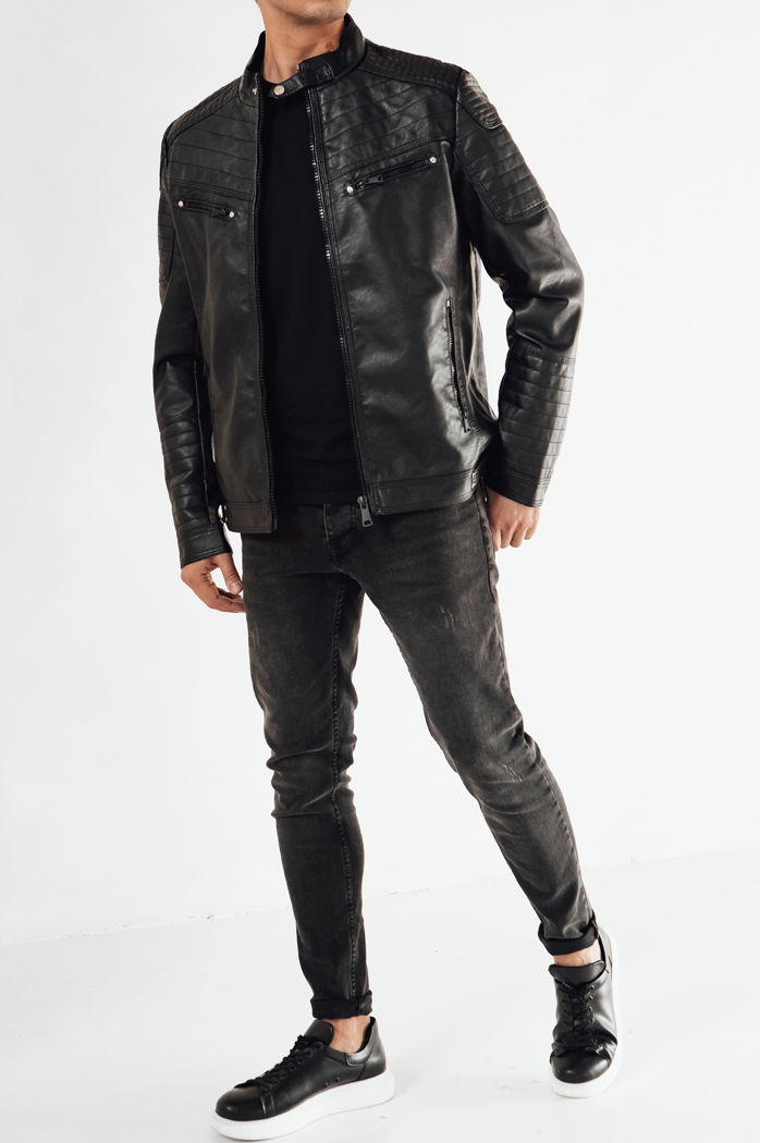 Moška jeans jakna Barva Črna DSTREET TX4684