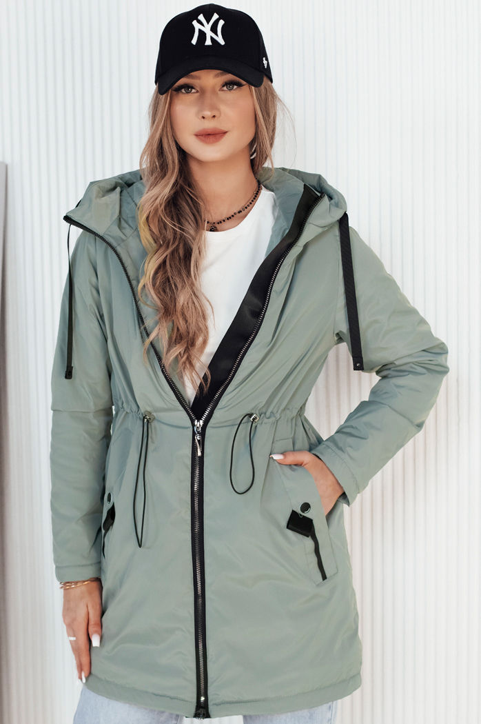 Ženska parka jakna GROLIN Barva Zelena DSTREET TY4174