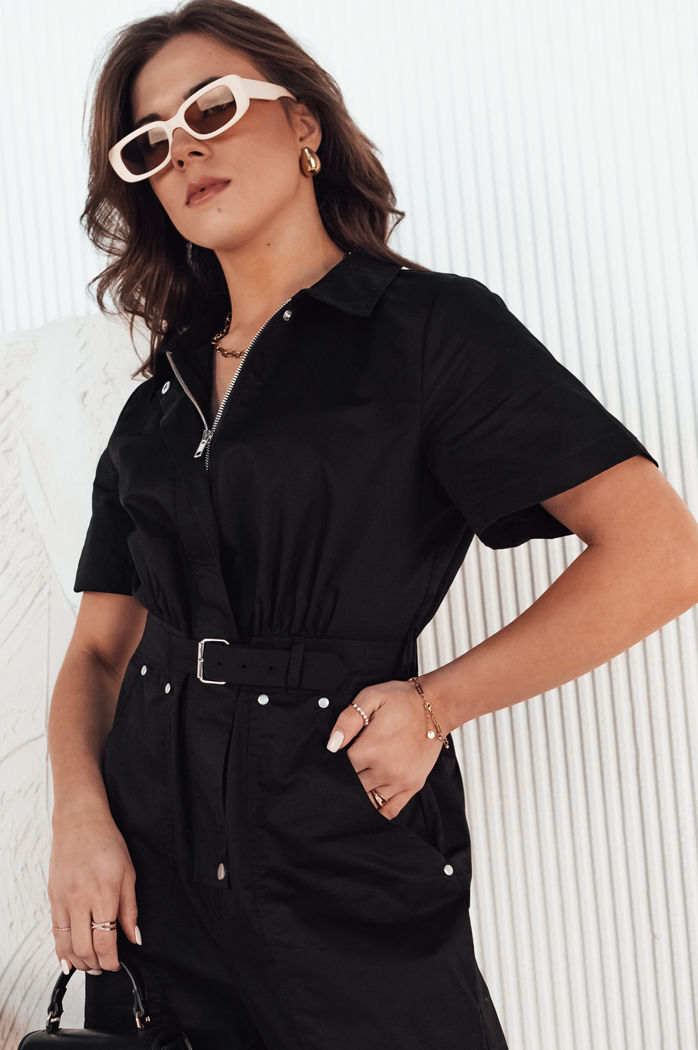 Ženski eleganten kombinezon FAYSOL Barva Črna DSTREET EY2456