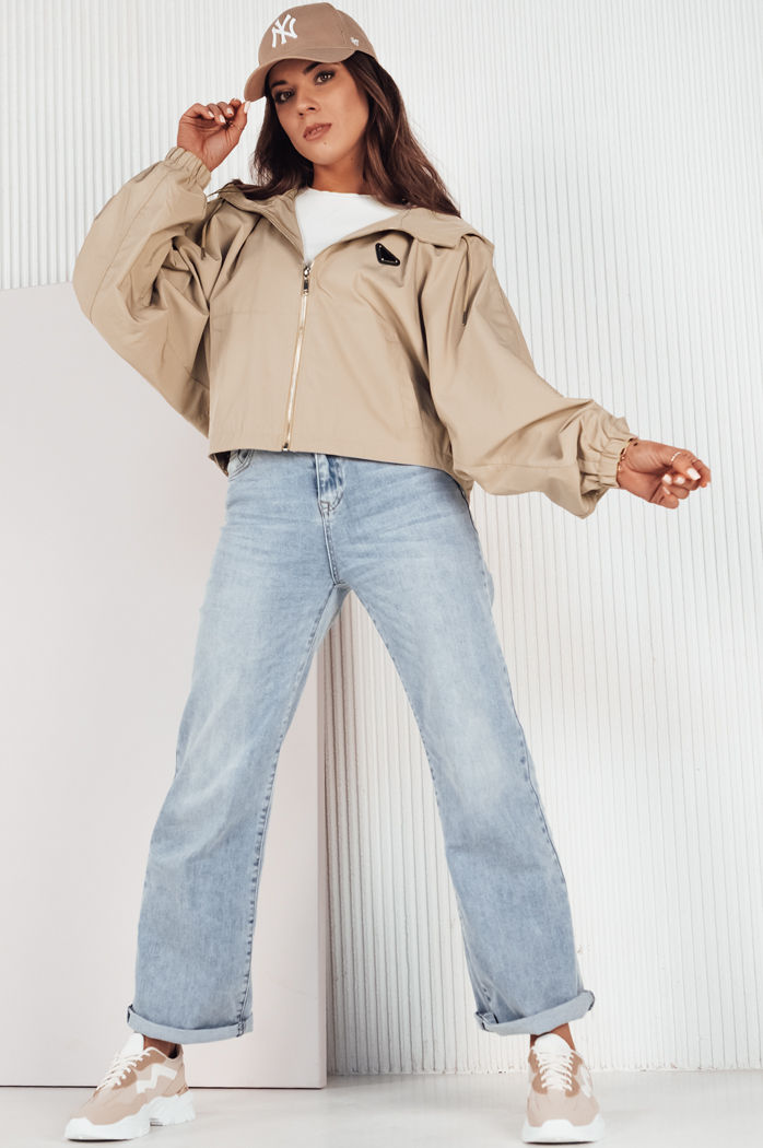 Ženska jakna oversize CATRAL Barva Temno bež DSTREET TY4190