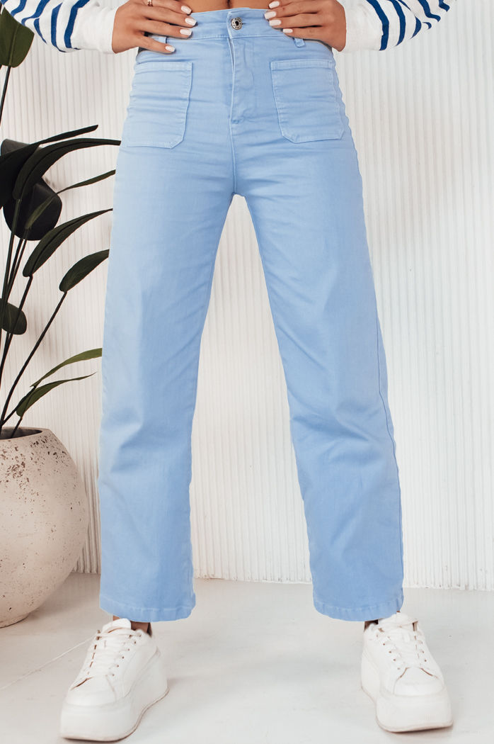 Ženske hlače casual FERREL Barva Modra DSTREET UY1952