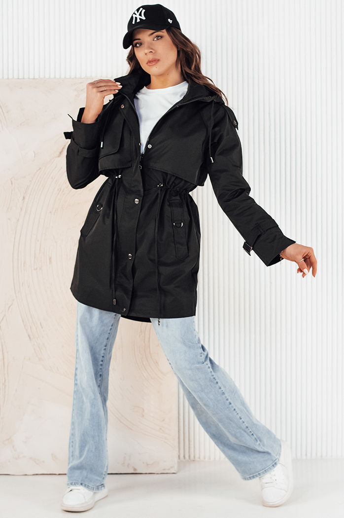 Ženska jakna parka BRENS black Dstreet TY4230