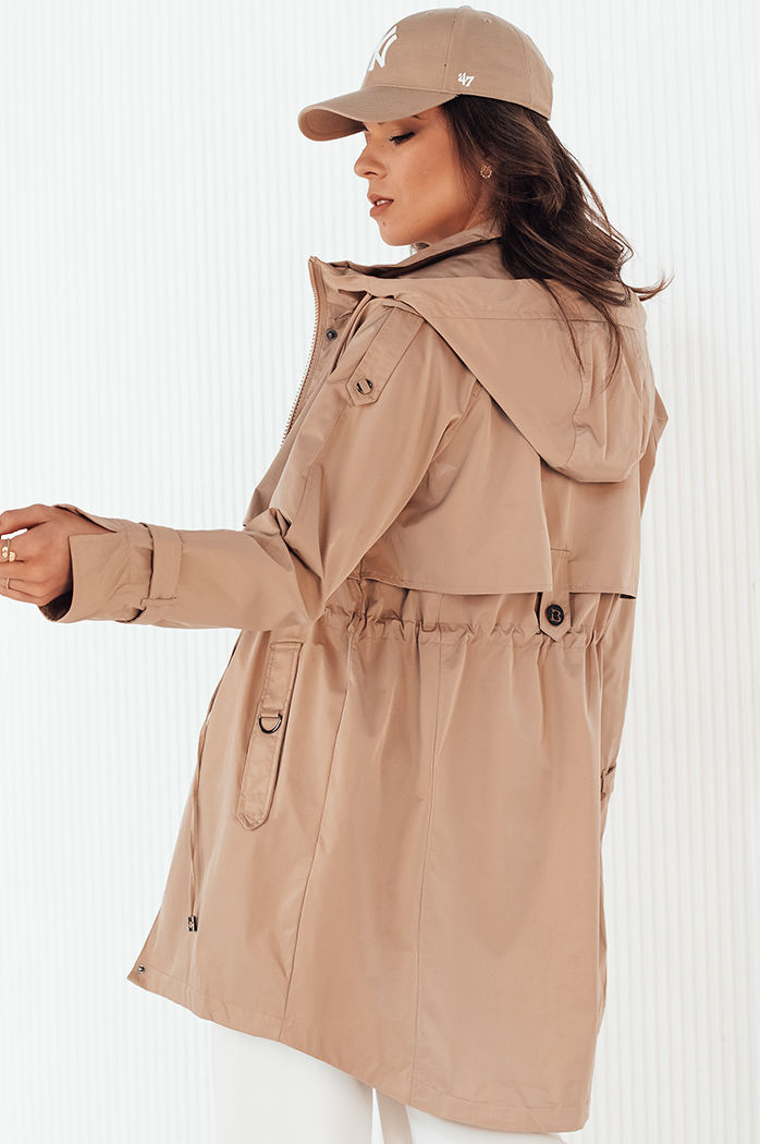 Ženska jakna parka BRENS beige Dstreet TY4232