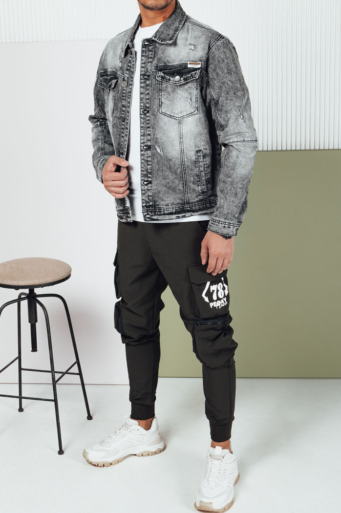 Moška jeans jakna Barva Črna DSTREET TX4689