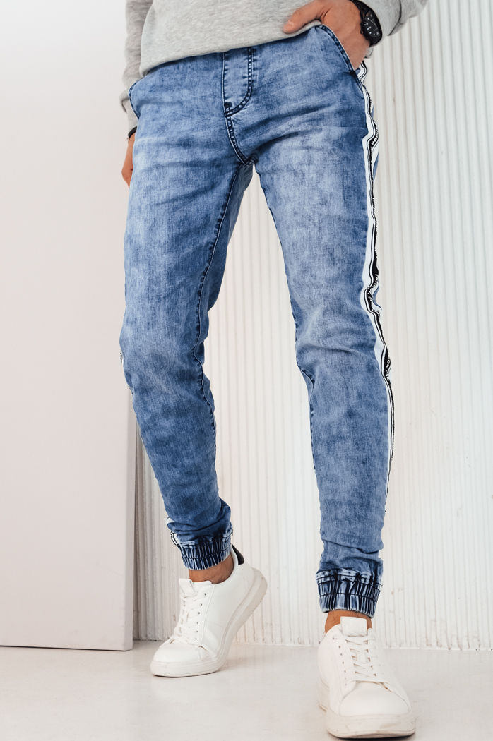 Moške jogger hlače Barva Modra DSTREET UX4224