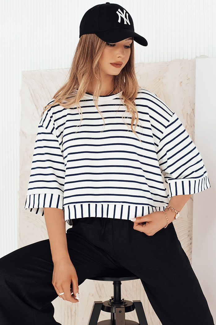 Ženska bluza s kratkimi rokavi TAUSE Barva Bela DSTREET RY2461