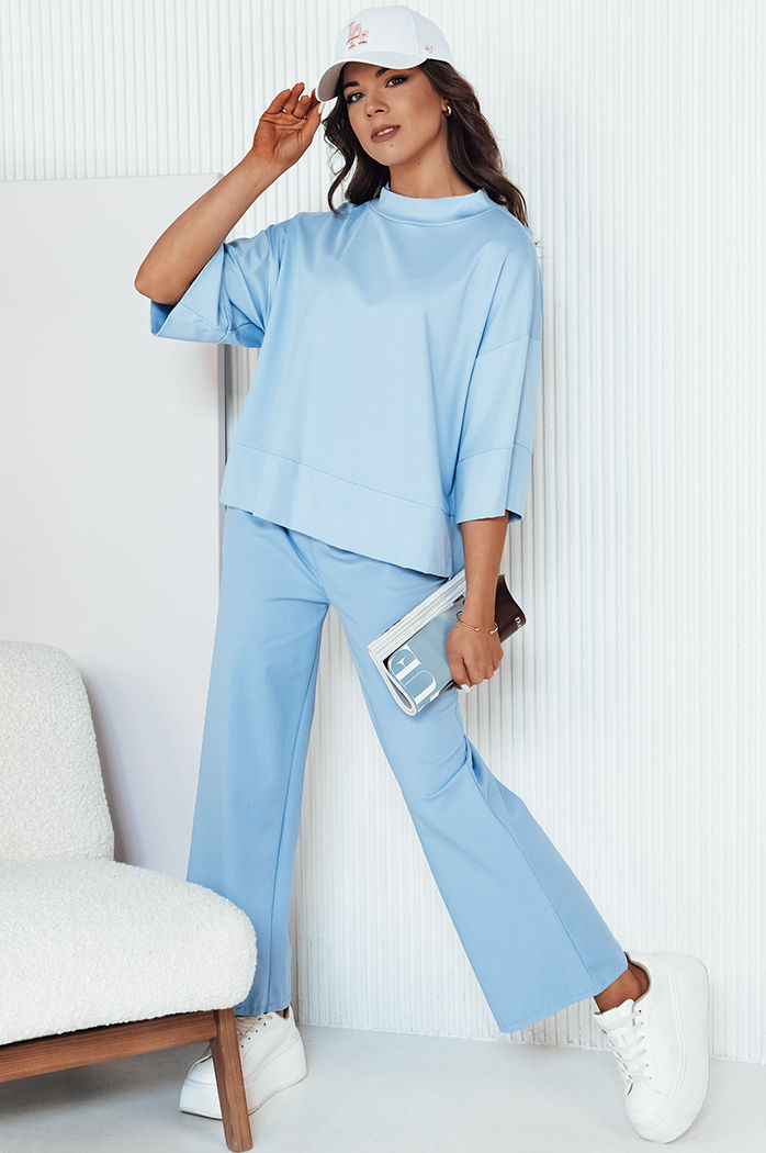 Ženska oversize bluza CHARMA Barva Modra DSTREET RY2474