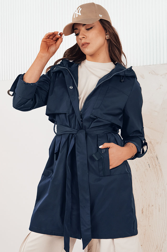 Ženska parka jakna NOLES Barva Mornarica DSTREET TY4281
