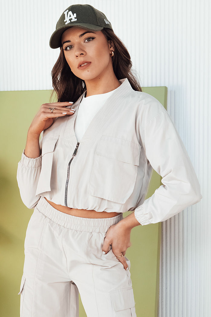 Komplet damski ROTVE beżowy Dstreet AY1024