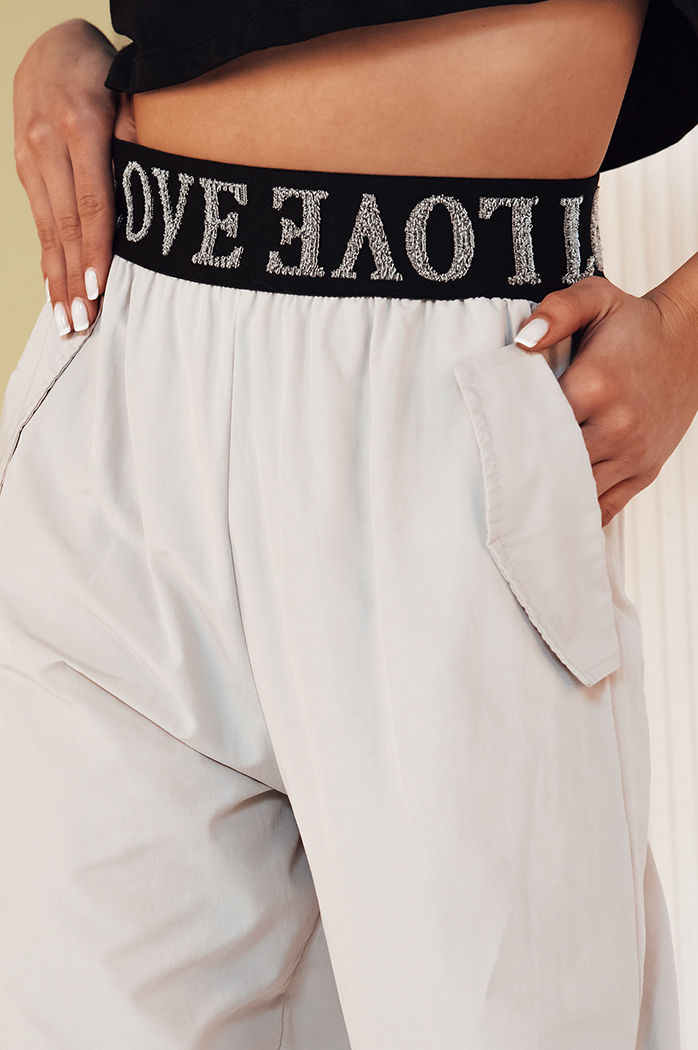 Ženske trenirke SORLIN Barva siva DSTREET UY2017