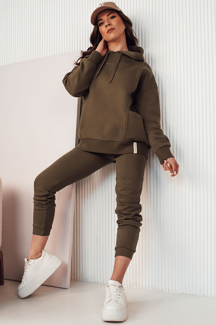 Ženske trenirke VELARA Barva rjav DSTREET UY2019