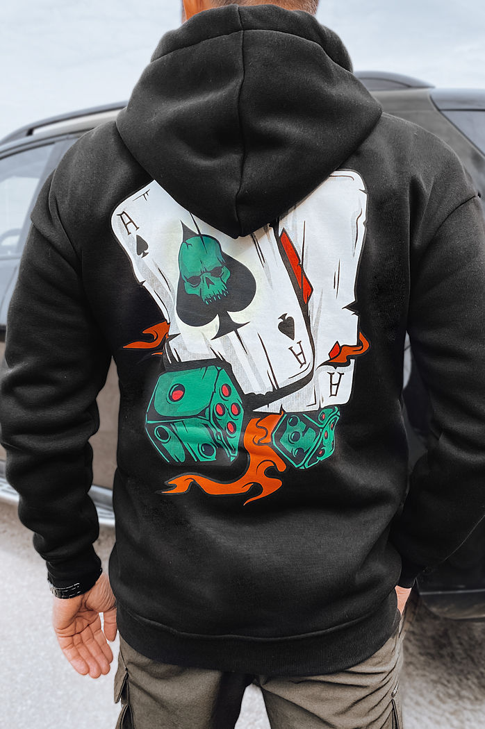 Moška jopa s potiskom Barva Črna DSTREET BX5666