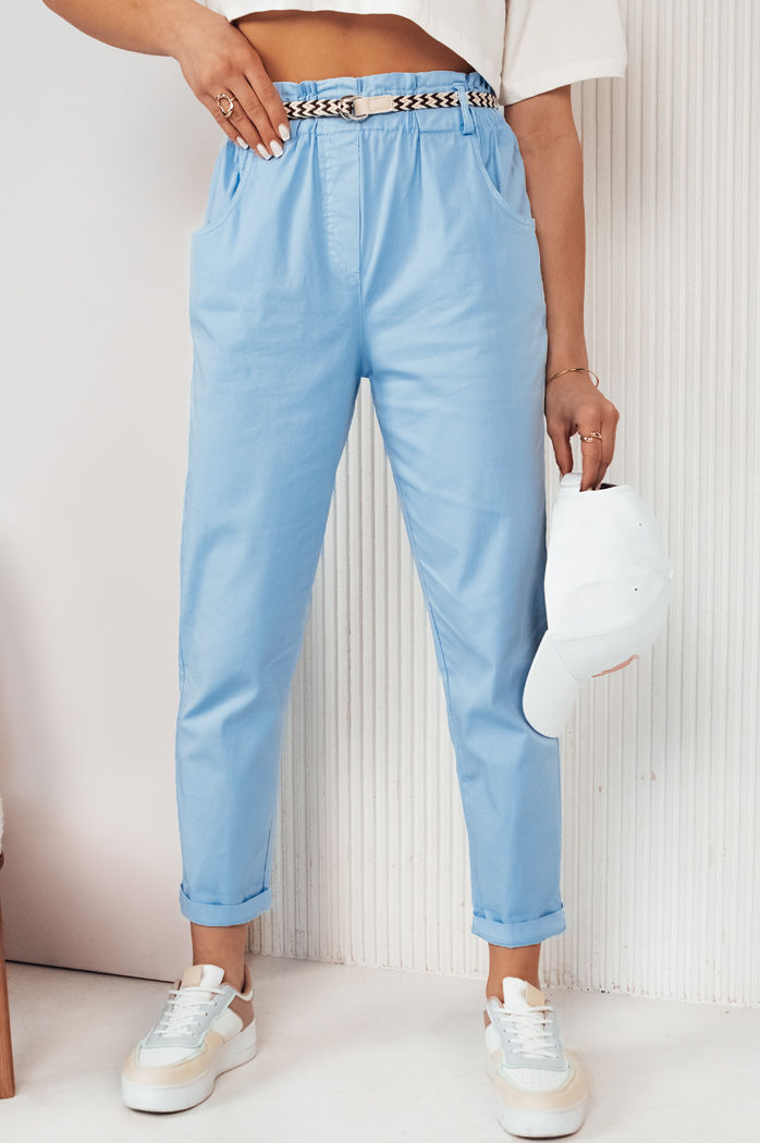 Ženske hlače casual ERLON Barva Modra DSTREET UY2028