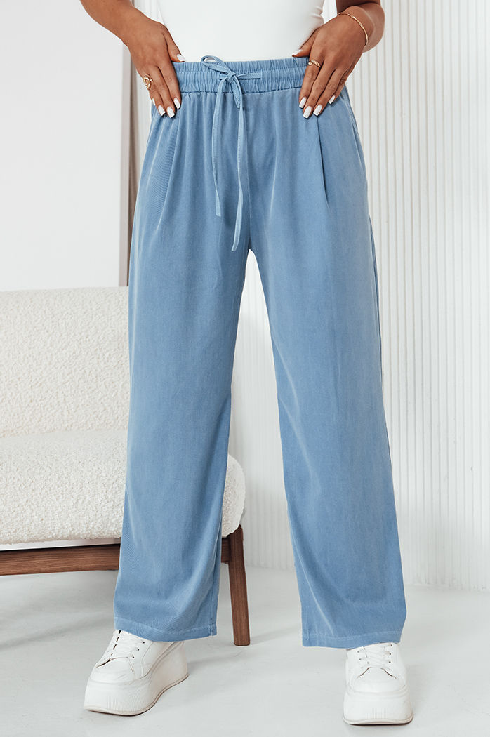 Ženske hlače casual ASTERS Barva Svetlo modra DSTREET UY2036