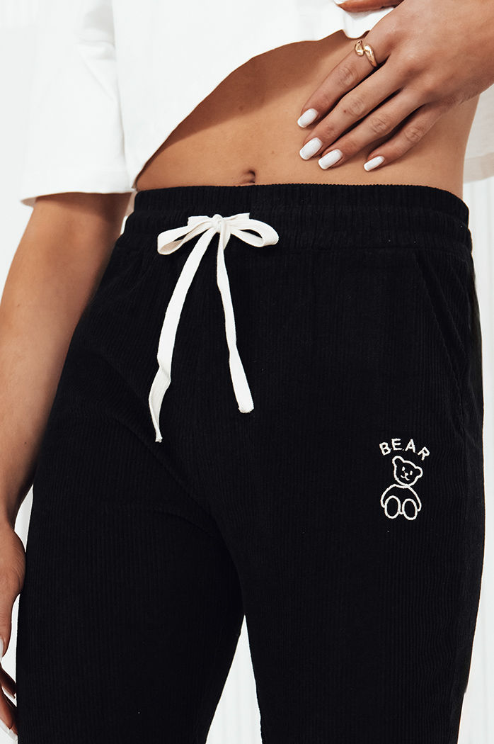 Ženske trenirke BEAR Barva Črna DSTREET UY2070