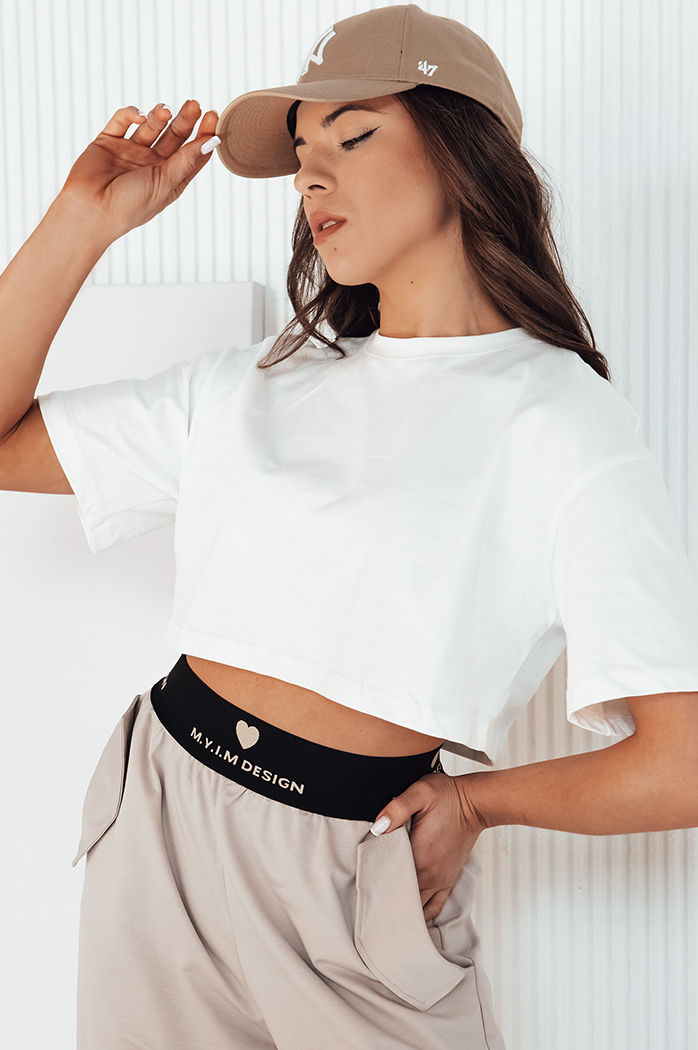 Top damski TABITT ecru Dstreet RY2495