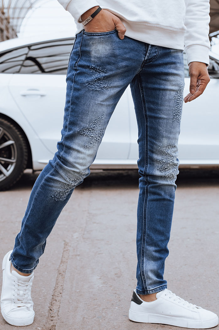 Spodnie męskie jeansowe granatowe Dstreet UX4294