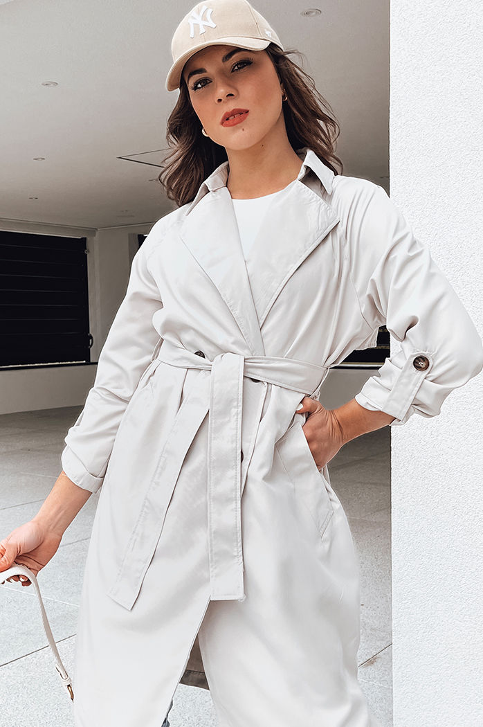 Ženske dolge superge BINCIA light grey Dstreet TY4338