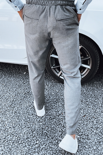 Moške temno sive hlače chinos Dstreet UX4388