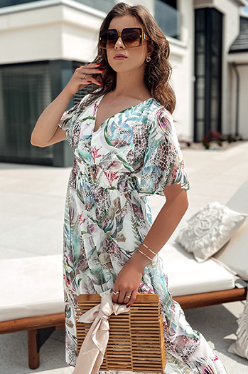ARABELLA obleka bela Dstreet EY2502