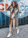 Ženska prešita zimska jakna LESSI silver Dstreet TY5519