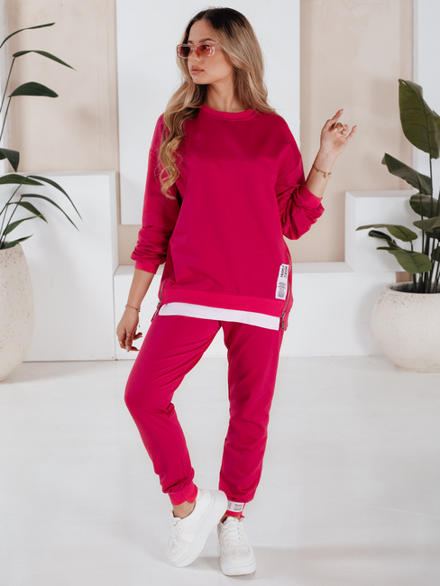 Ženski komplet trenirke TORONTO Barva Roza DSTREET AY0955