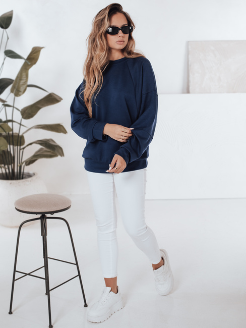 UZORI ženska majica mornarsko modra Dstreet BY1296