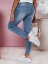 Ženske oprijete jeans hlače z visokim pasom DERMIX Dstreet UY2394