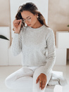 Ženski pulover BRAVINA siv Dstreet MY2528